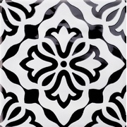 Декор Quintessenza Ceramiche Genesi26 Antracite Lucido Deco 4